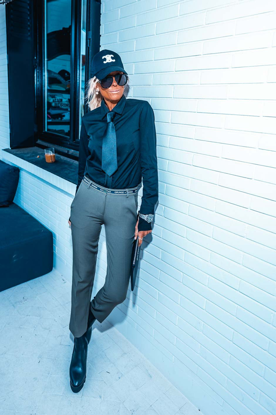 Pantalon Grungemama new Ama kaki