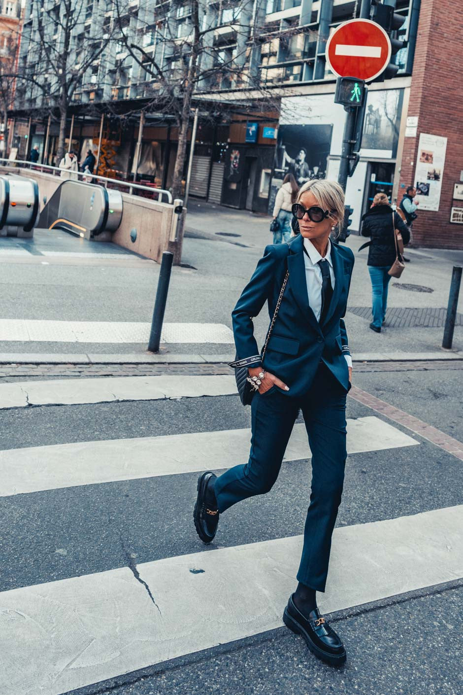 Pantalon Grungemama new Ama marine