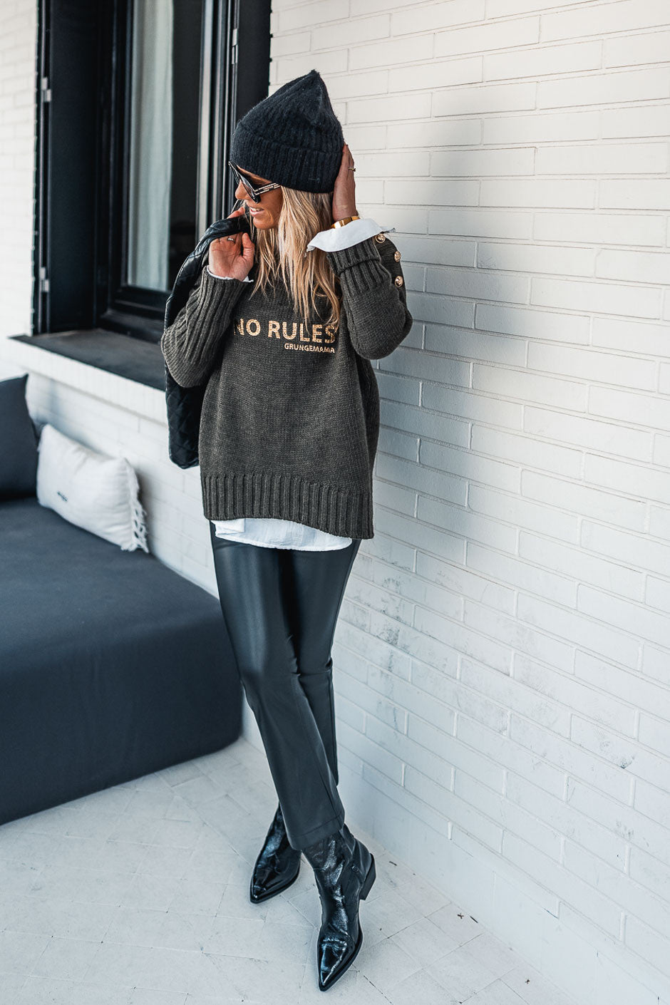 Pantalon Grungemama New Bessie noir