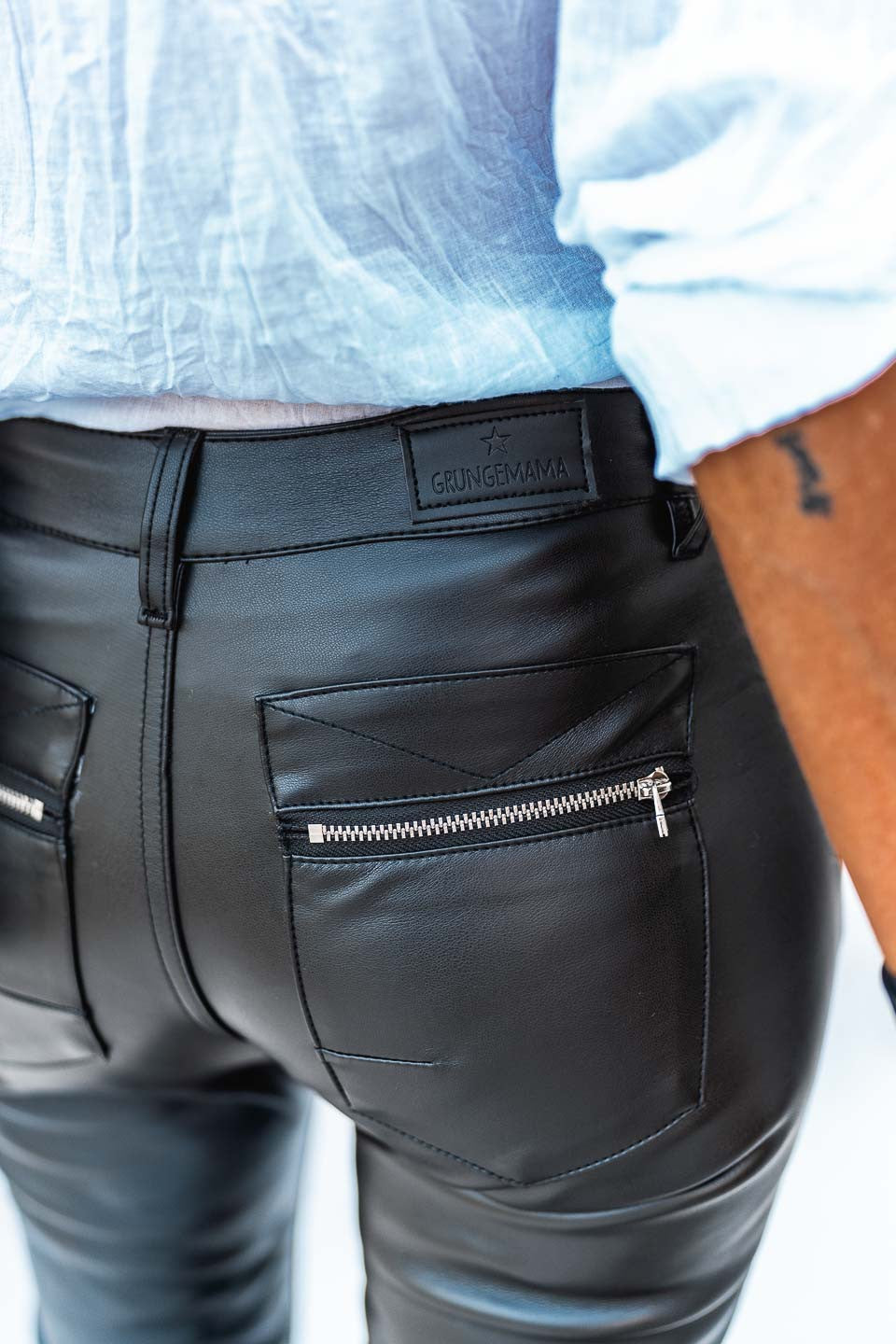 Pantalon Grungemama Sydney similicuir