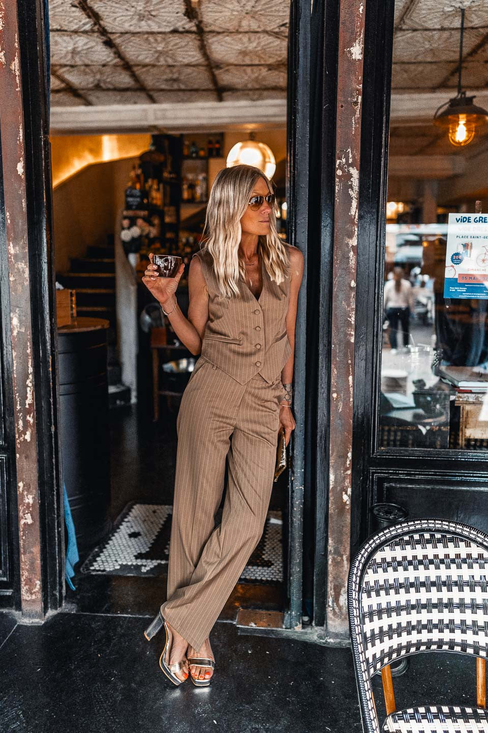 Pantalon Grungemama Norma beige