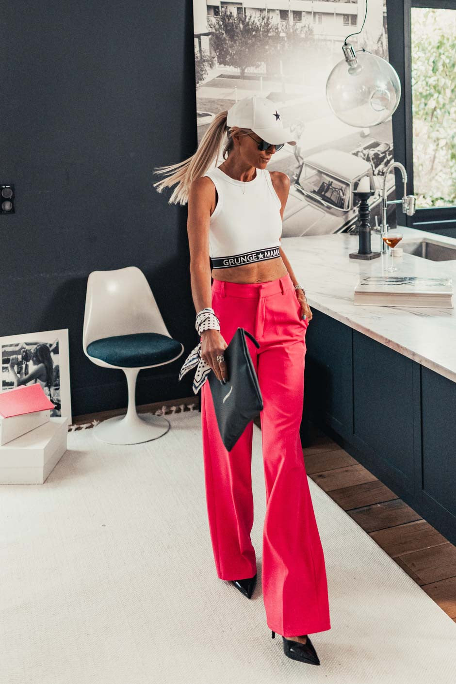 Pantalon Grungemama Roxy fuchsia