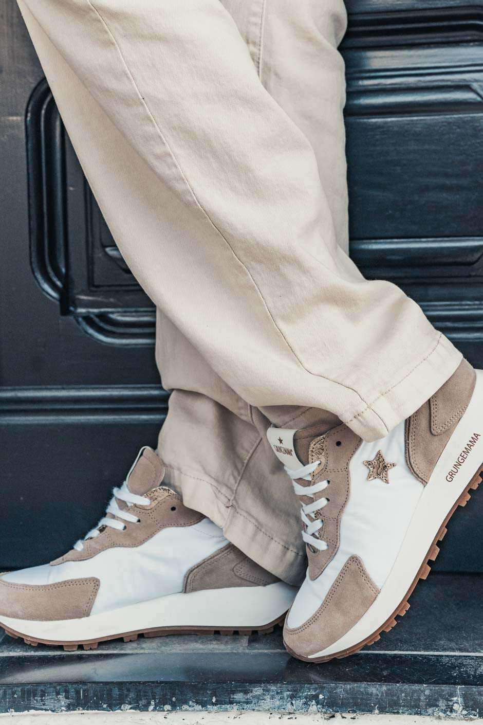 Pantalon Grungemama Vinnie beige