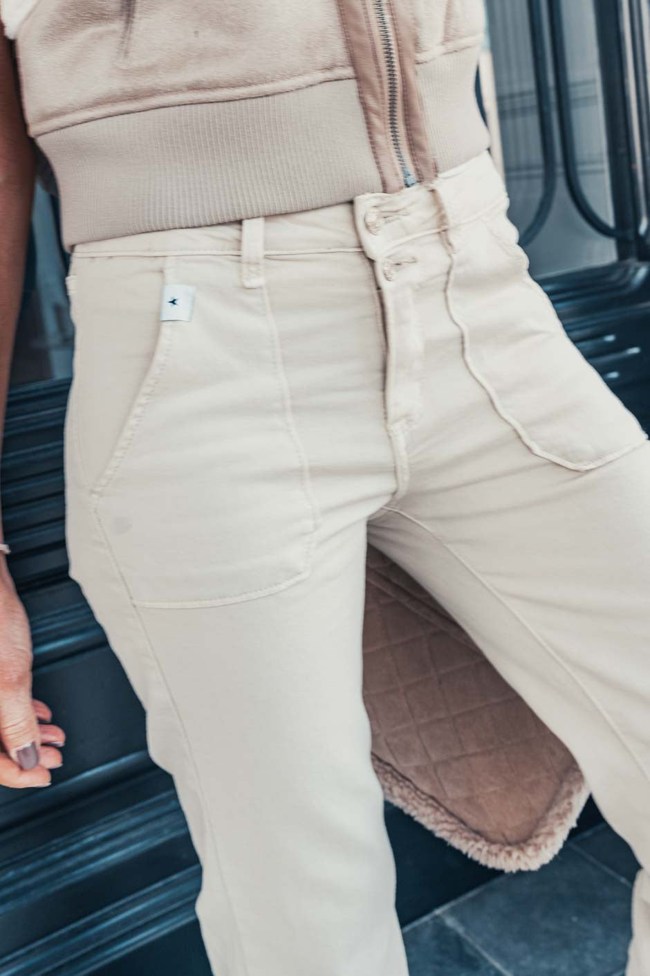 Pantalon Grungemama Vinnie beige