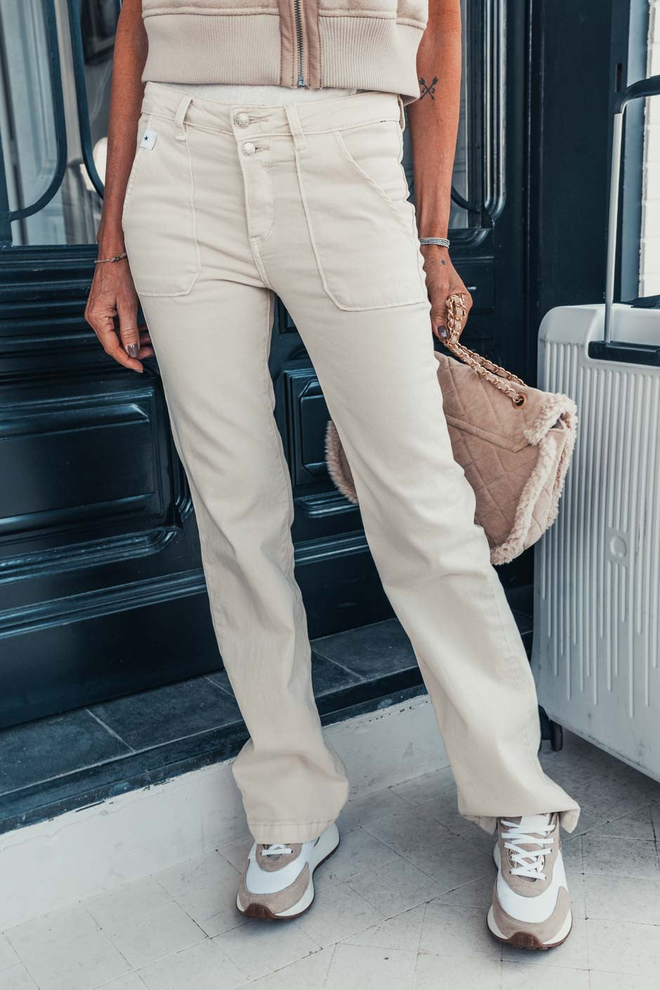 Pantalon Grungemama Vinnie beige