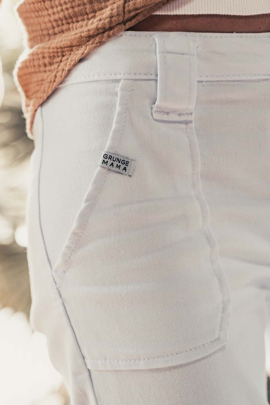 Pantalon Grungemama Vinnie blanc