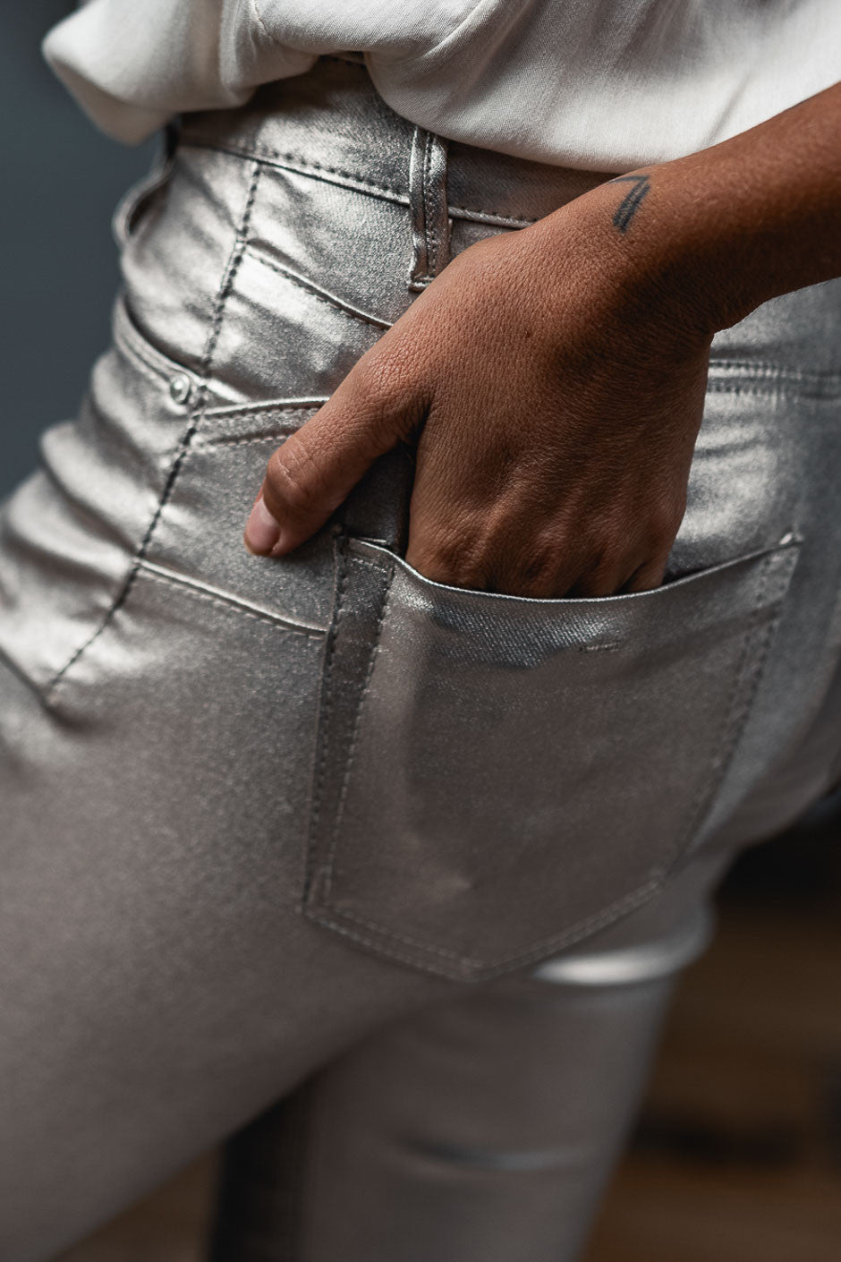 Pantalon Hank champagne