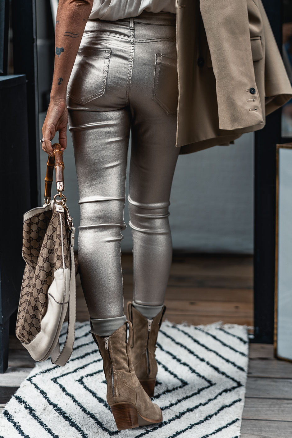 Pantalon Hank champagne