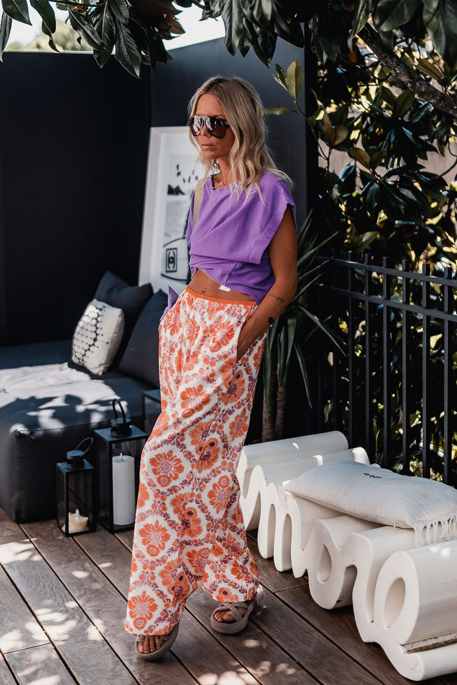 Pantalon Sally imprimes