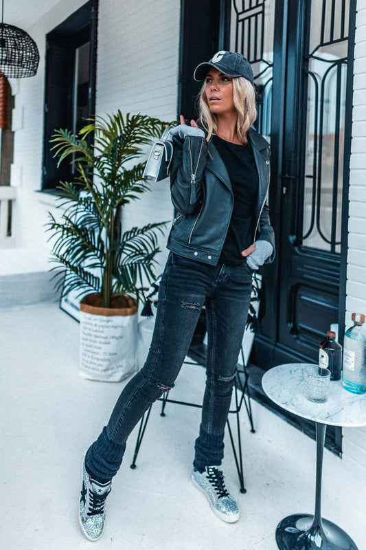 Perfecto Grungemama Hutchy gris anthracite