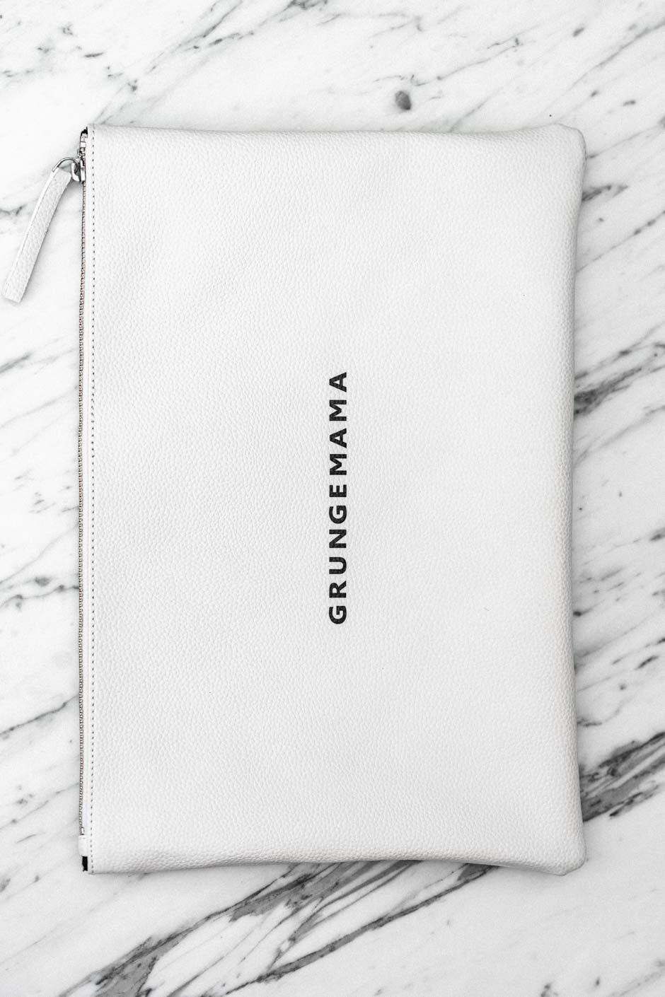 Pochette Grungemama Big Worky blanc