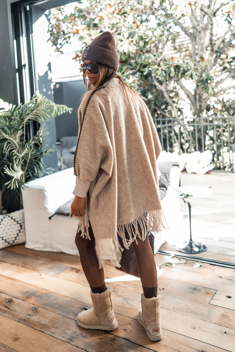 Poncho Grungemama Chelly beige