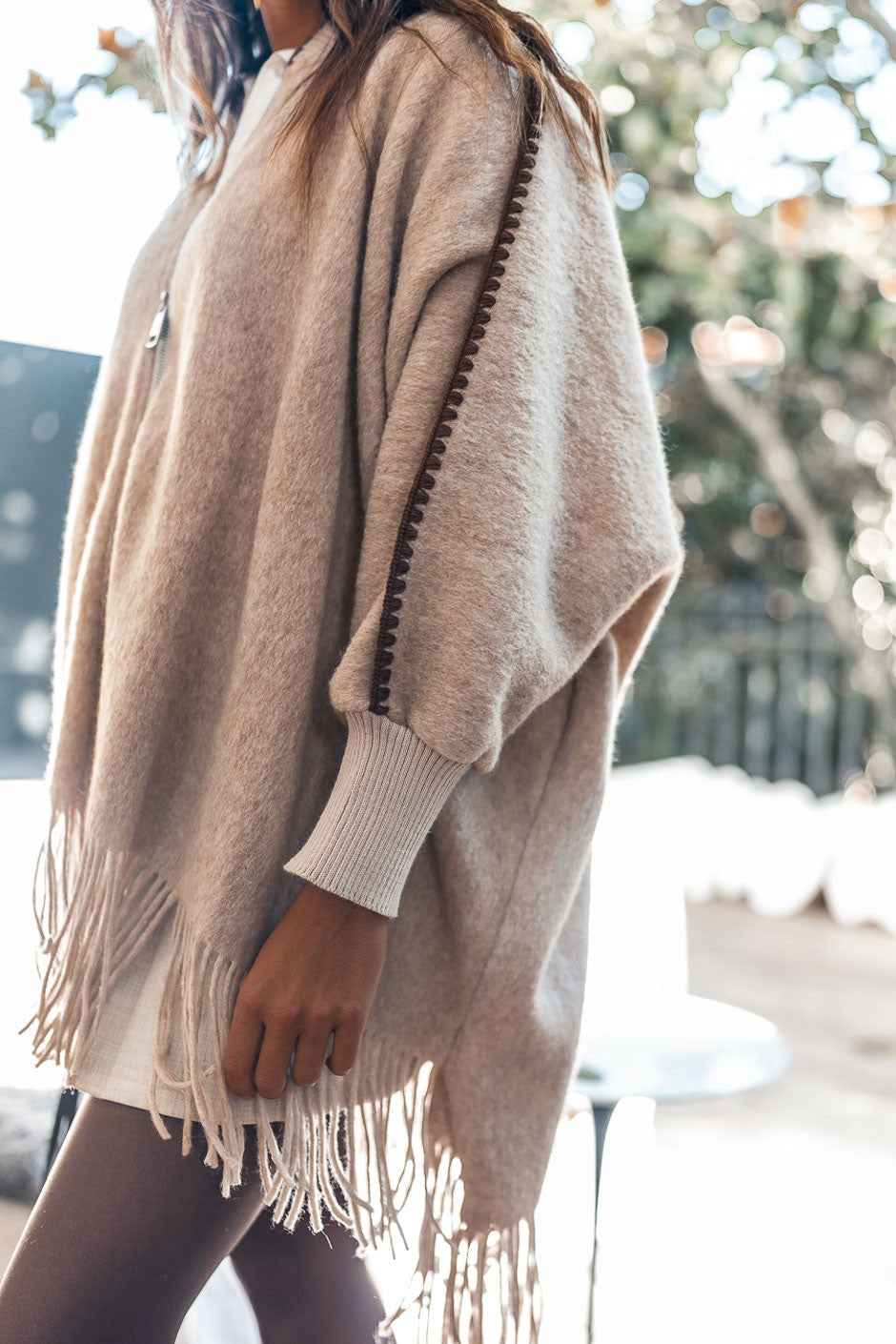 Poncho Grungemama Chelly beige