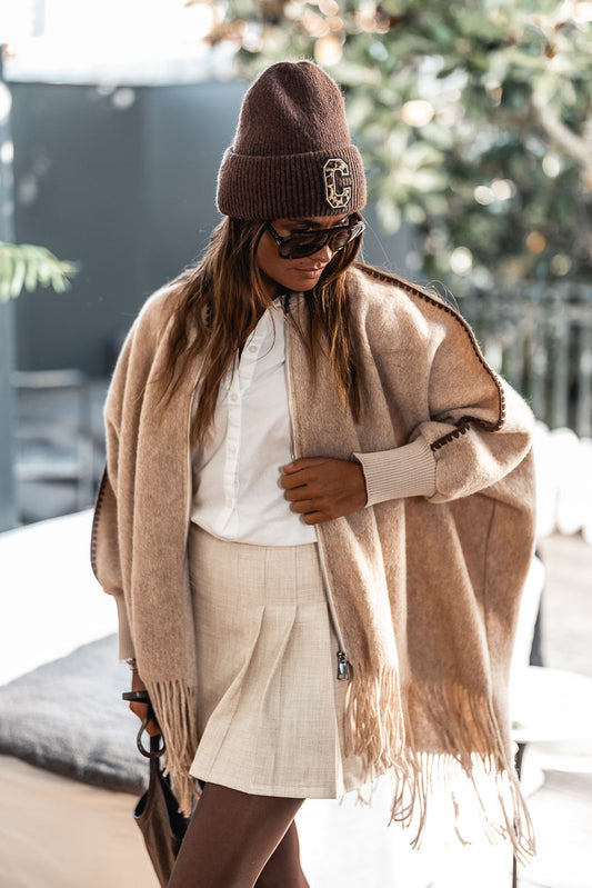Poncho Grungemama Chelly beige