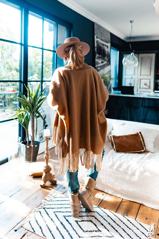 Poncho Xiomara beige