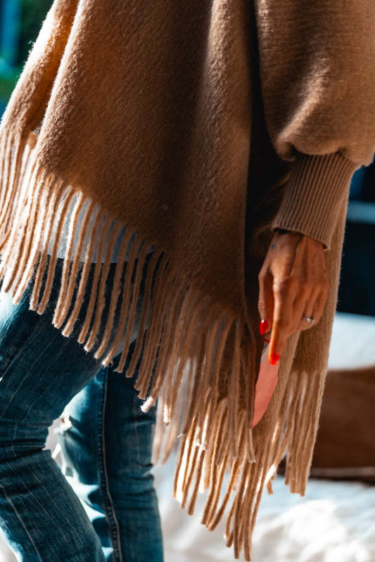 Poncho Xiomara beige