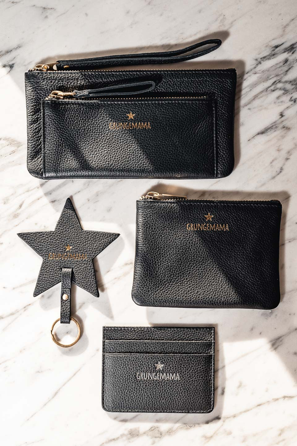 Porte cartes grungemama noir