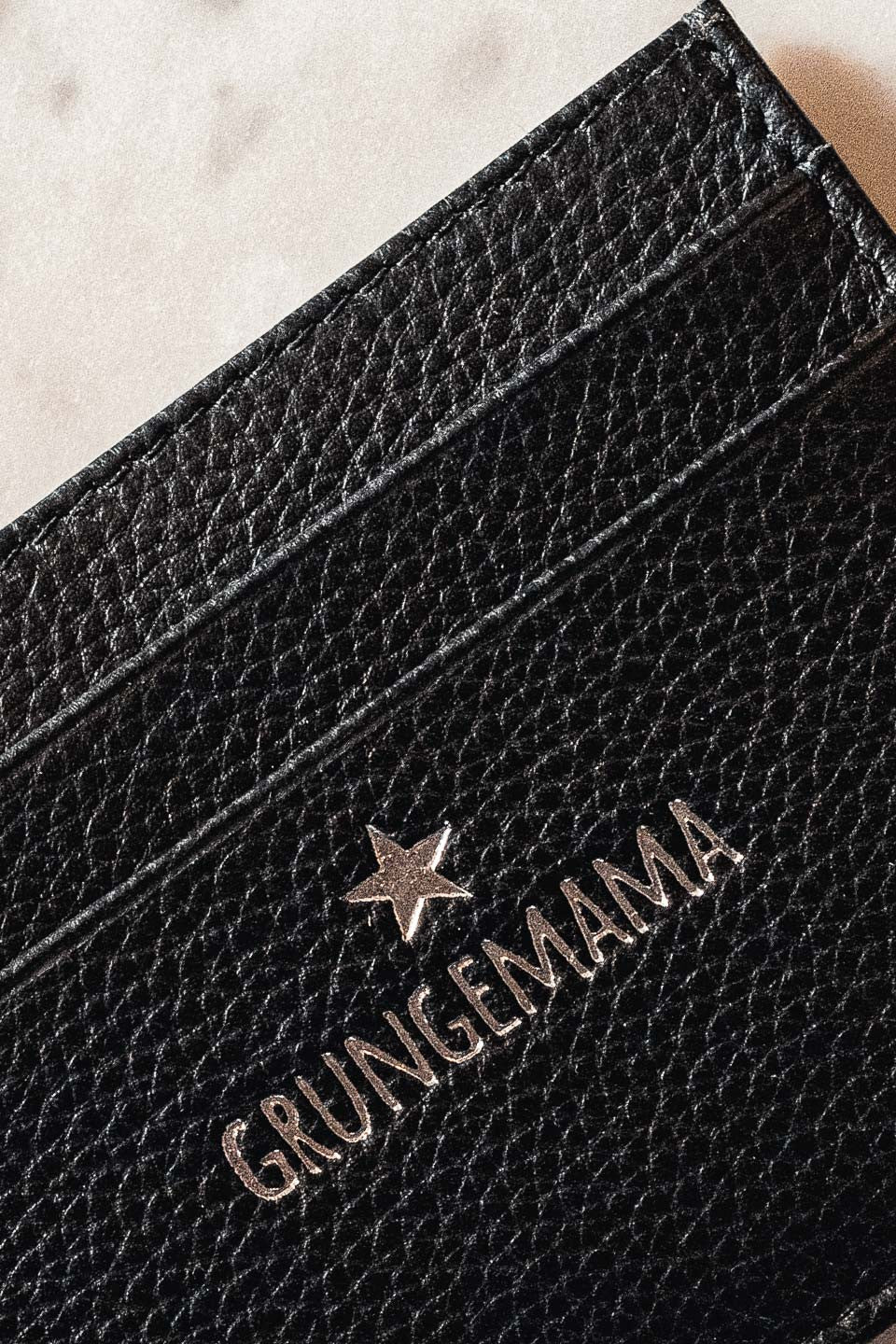 Porte cartes grungemama noir