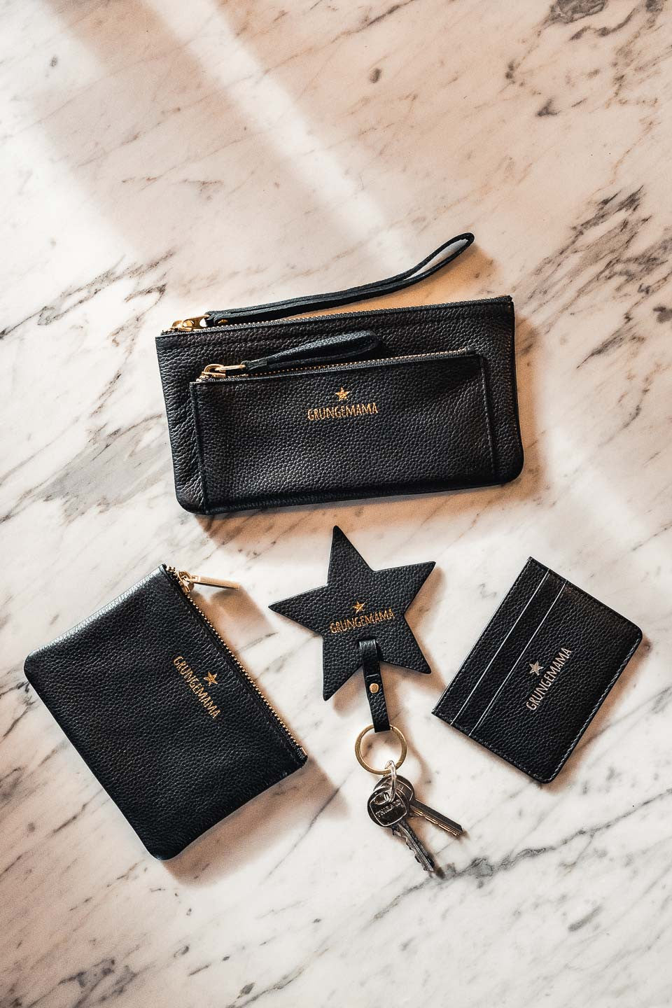 Porte cles grungemama noir