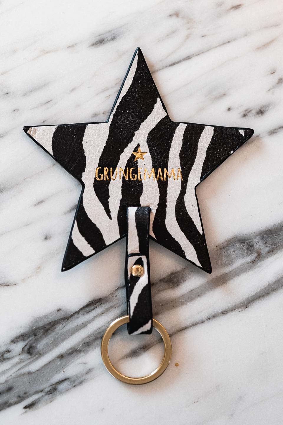 Porte cles grungemama zebre