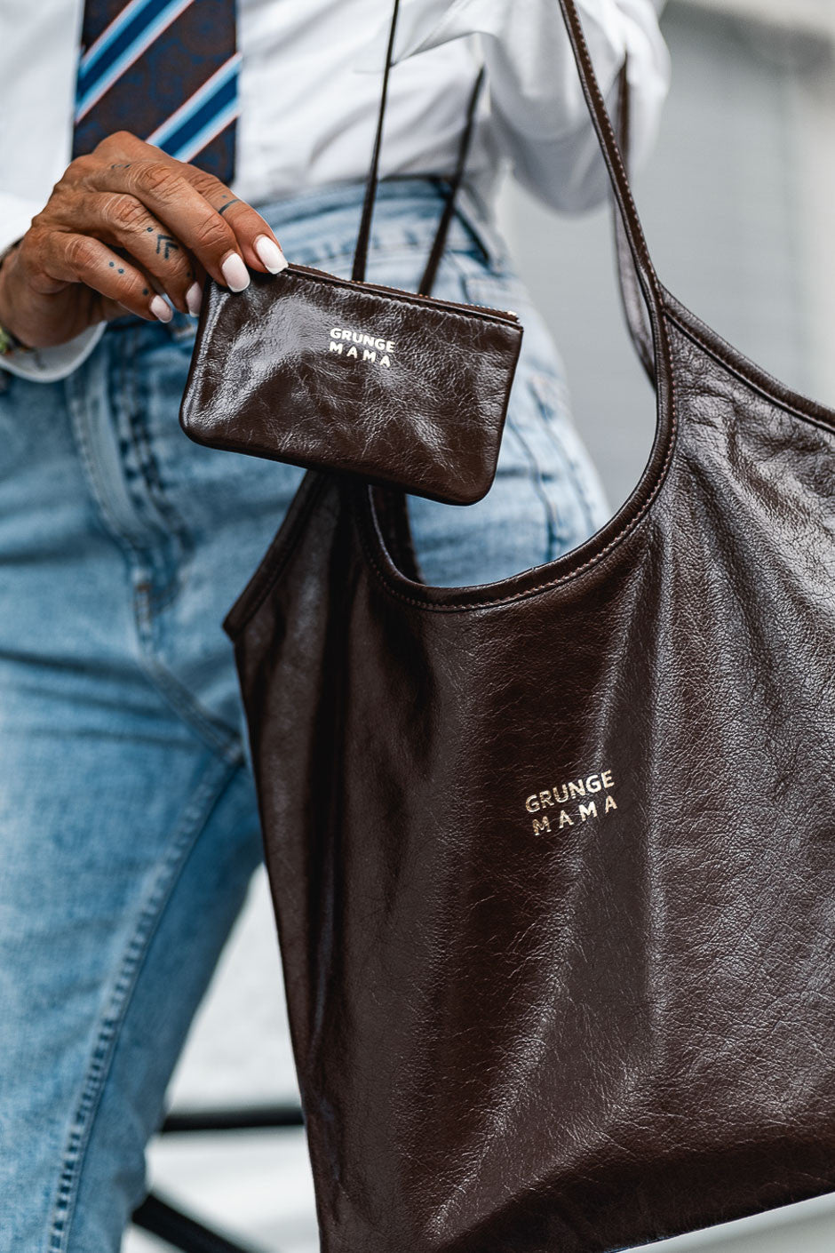 Porte monnaie Grungemama Dreamy brown