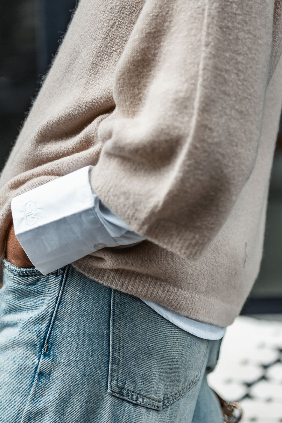 Pull Grungemama Bunny ecru