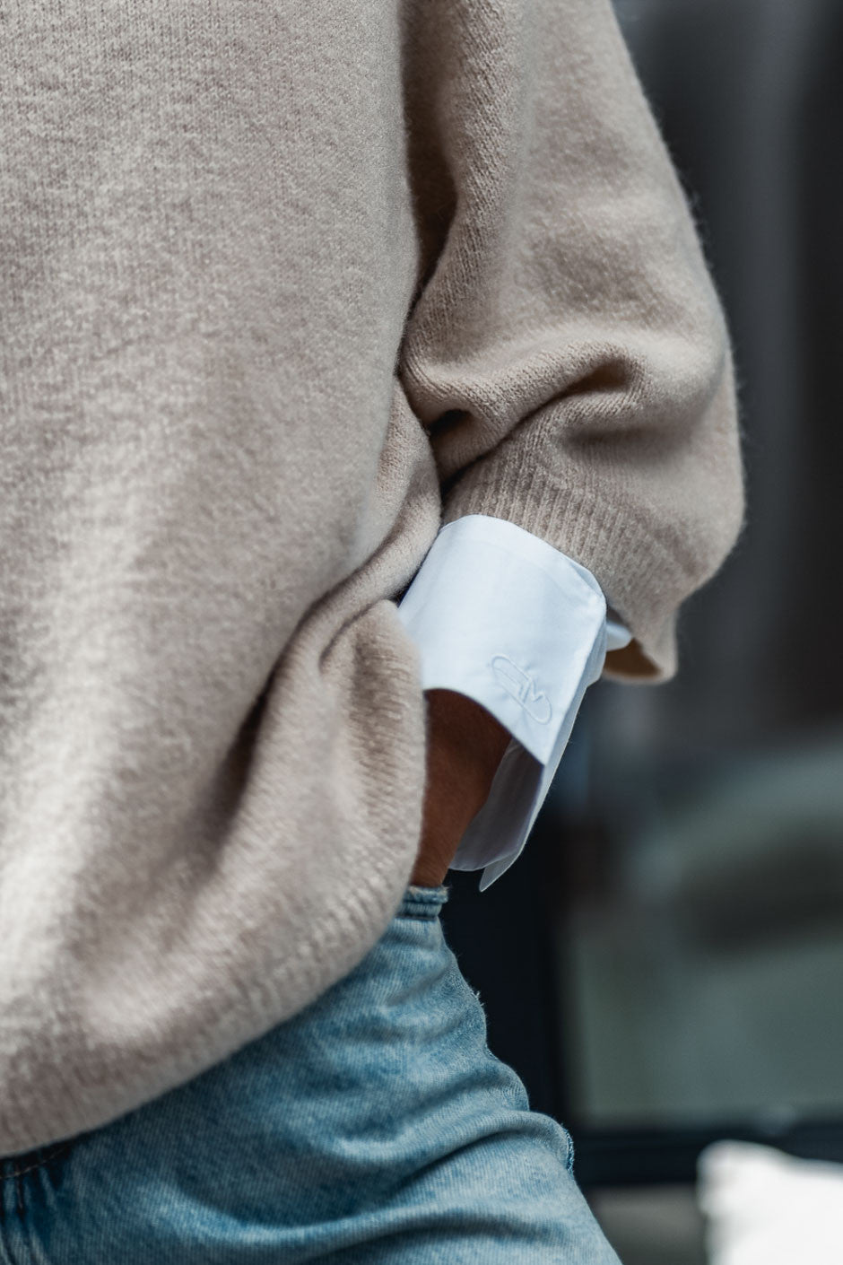 Pull Grungemama Bunny ecru