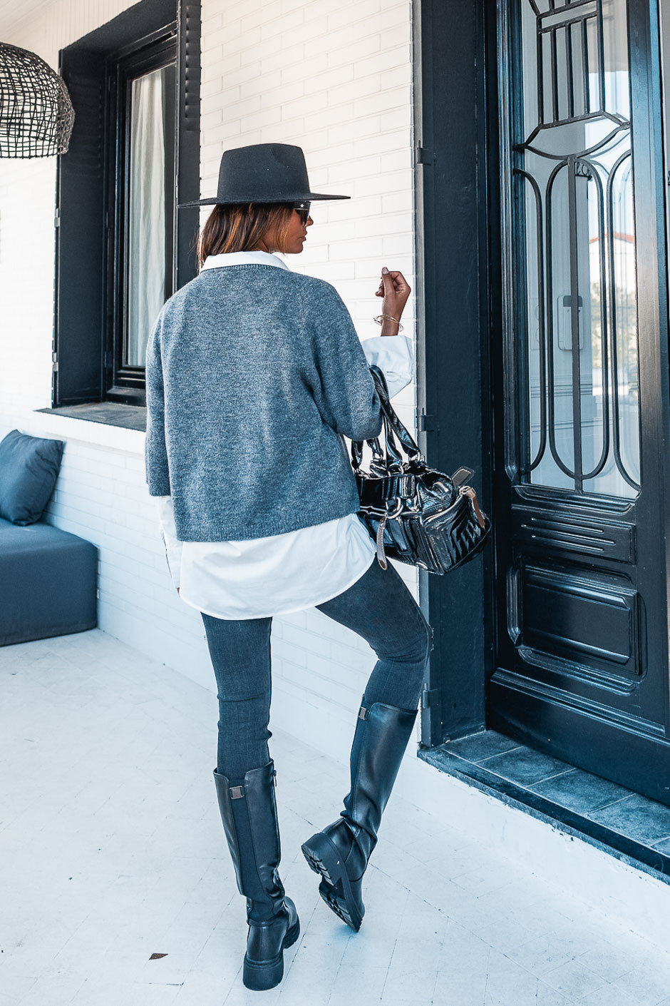 Pull Grungemama Bunny gris