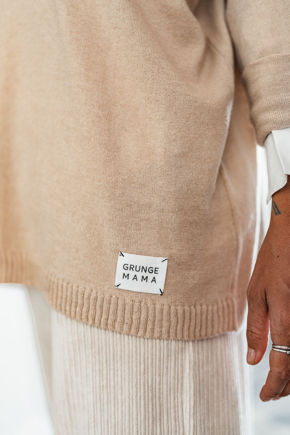 Pull Grungemama Emilya beige