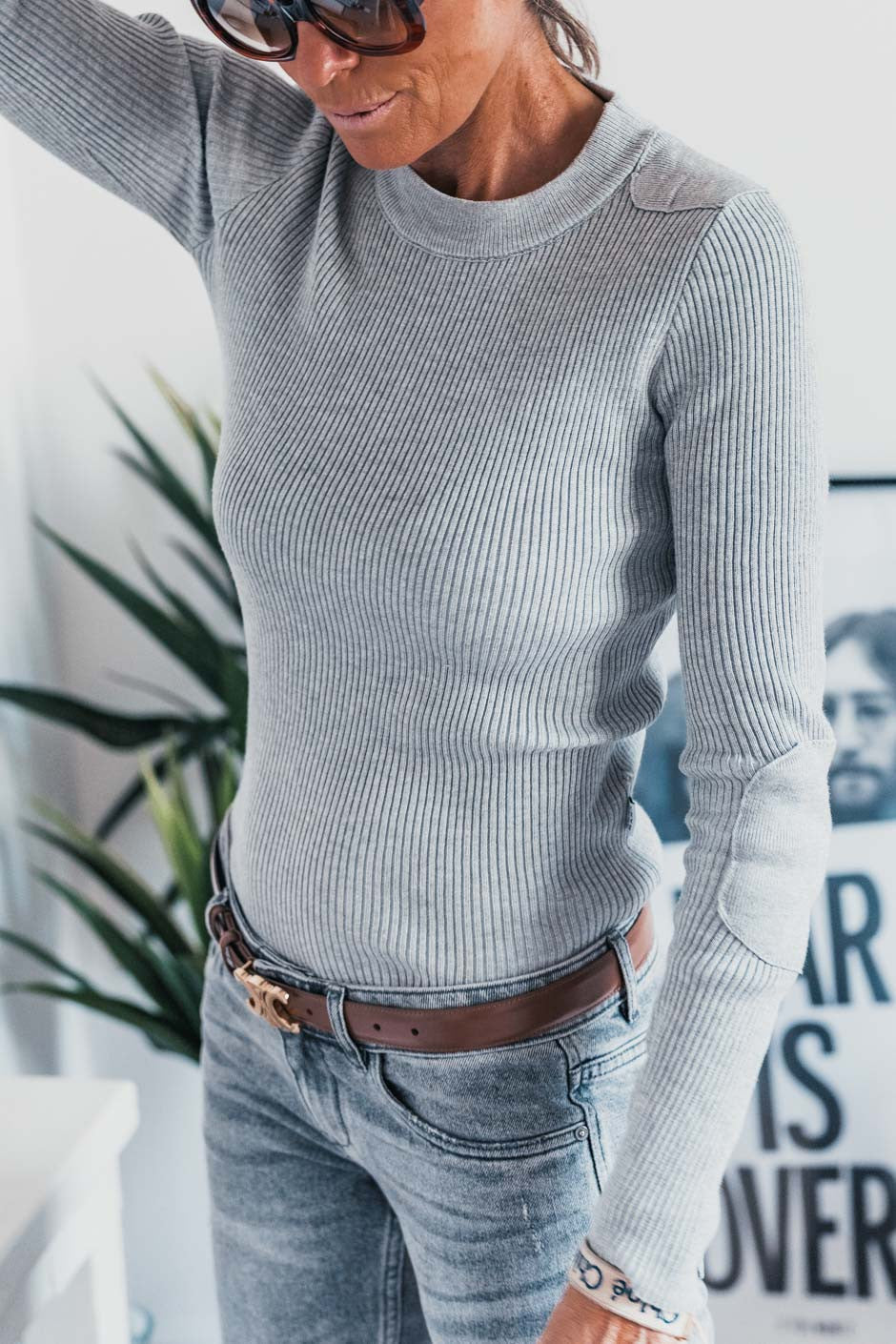 Pull Grungemama Flyer gris