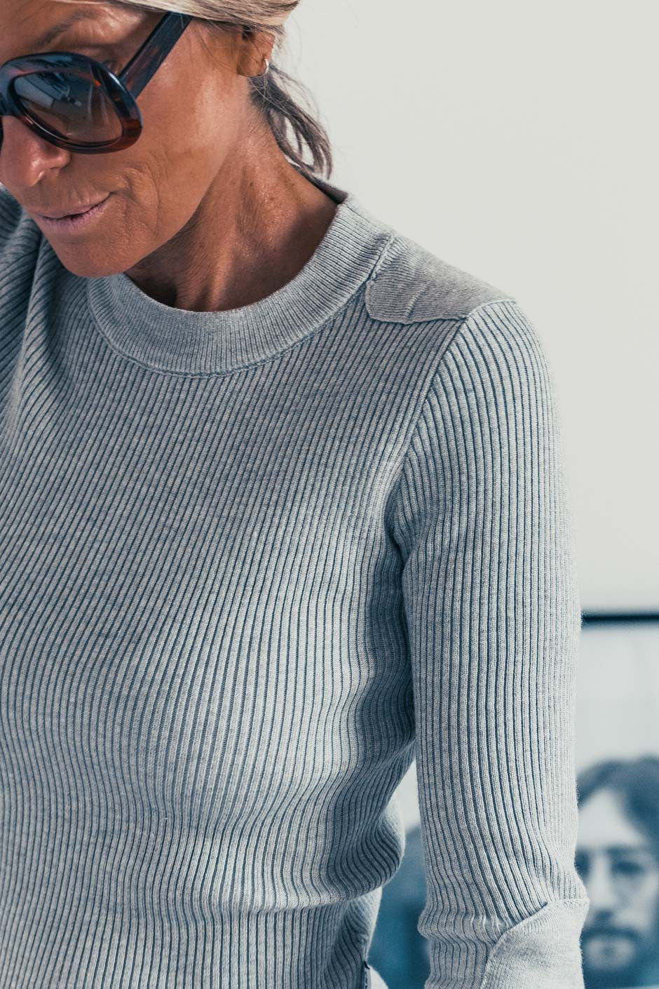 Pull Grungemama Flyer gris