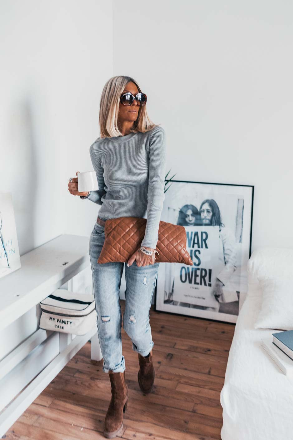 Pull Grungemama Flyer gris