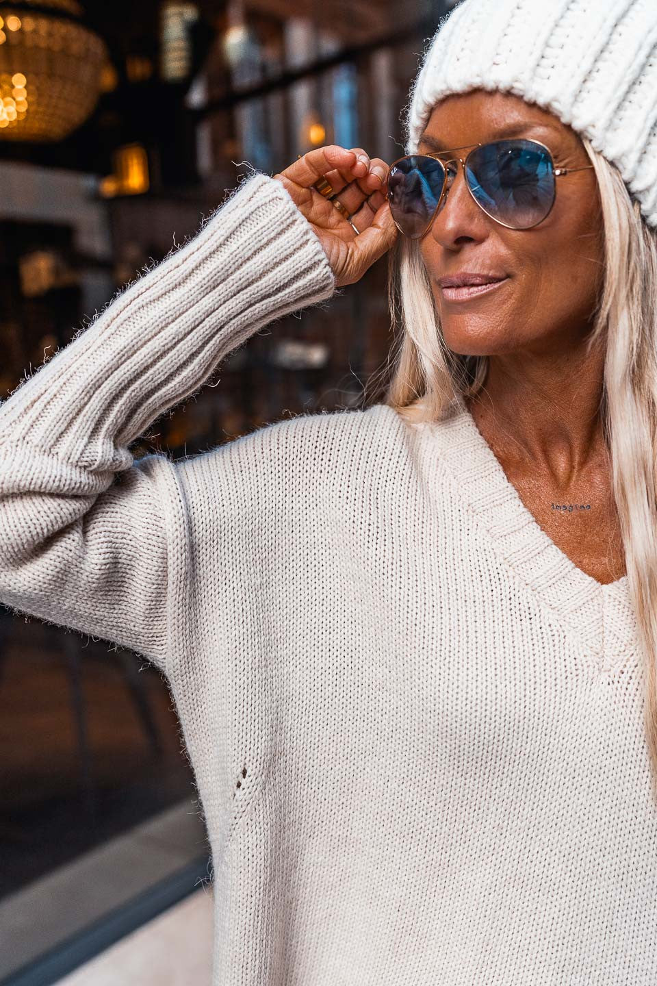 Pull Grungemama Grunge Club creme