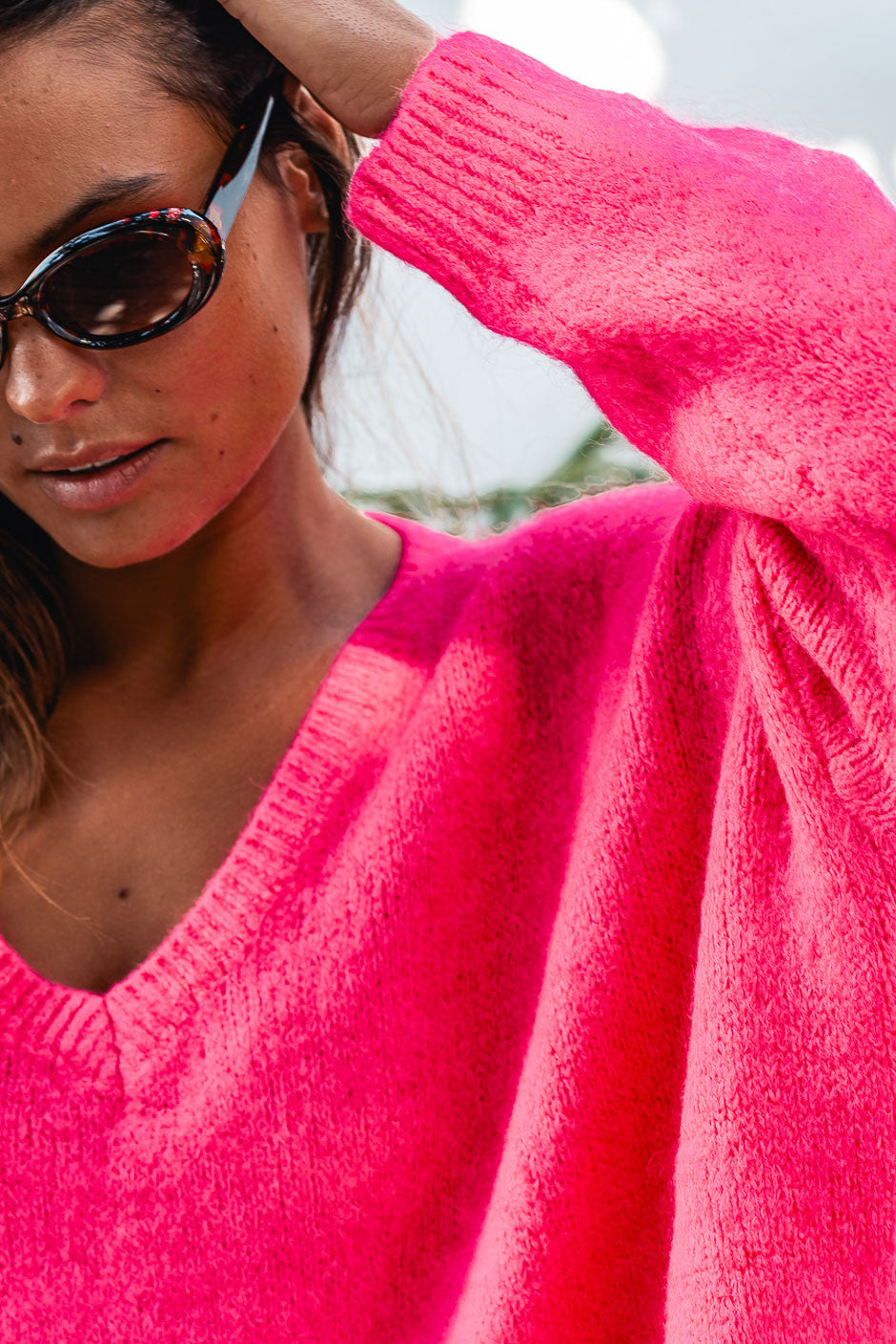 Pull Grungemama Jany fuchsia