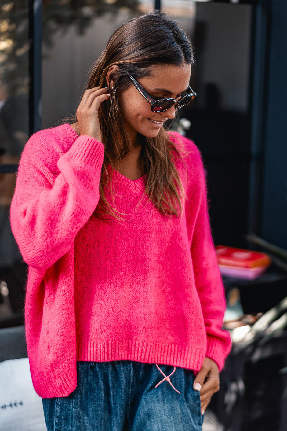 Pull Grungemama Jany fuchsia