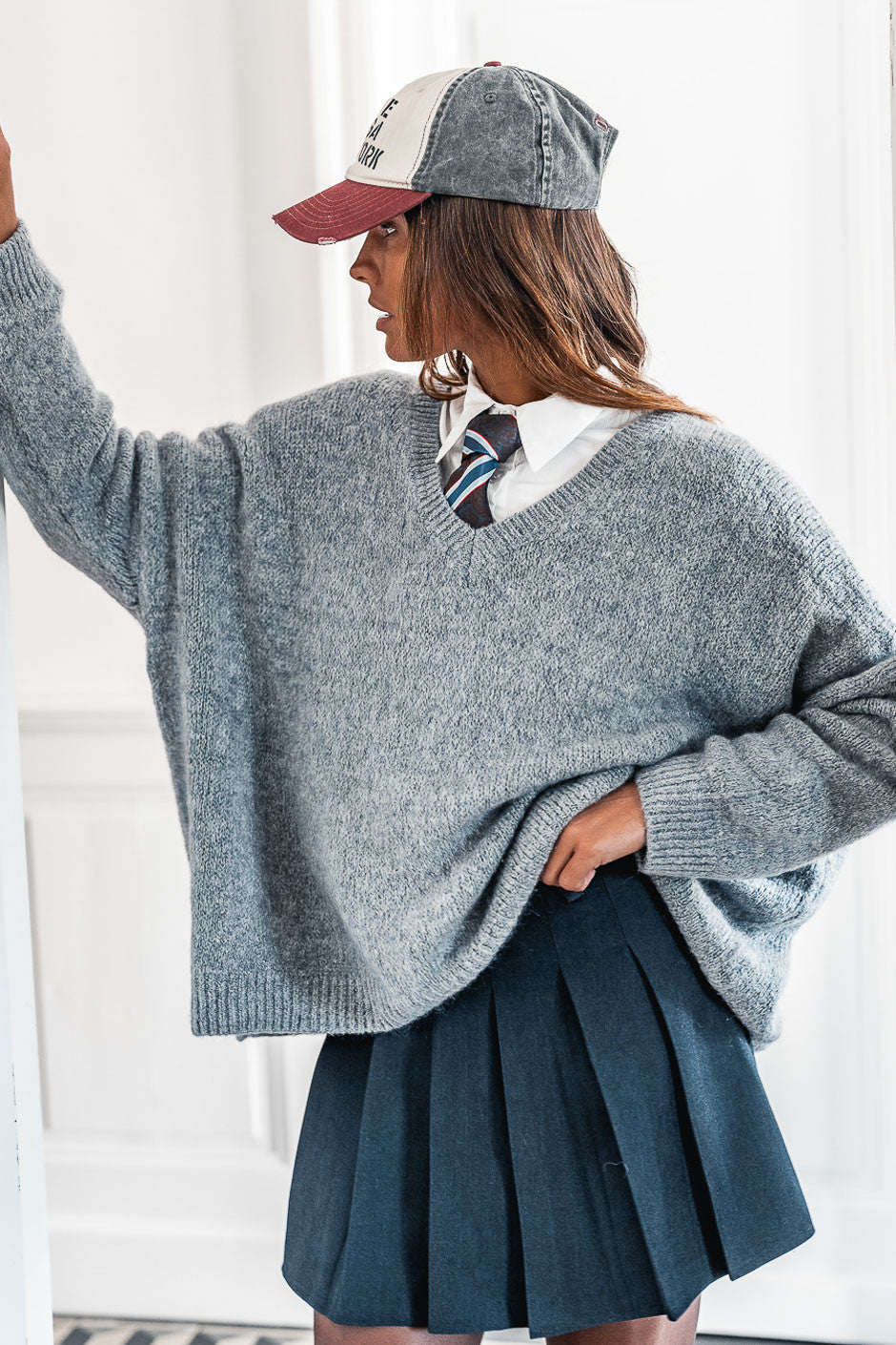 Pull Grungemama Jany gris