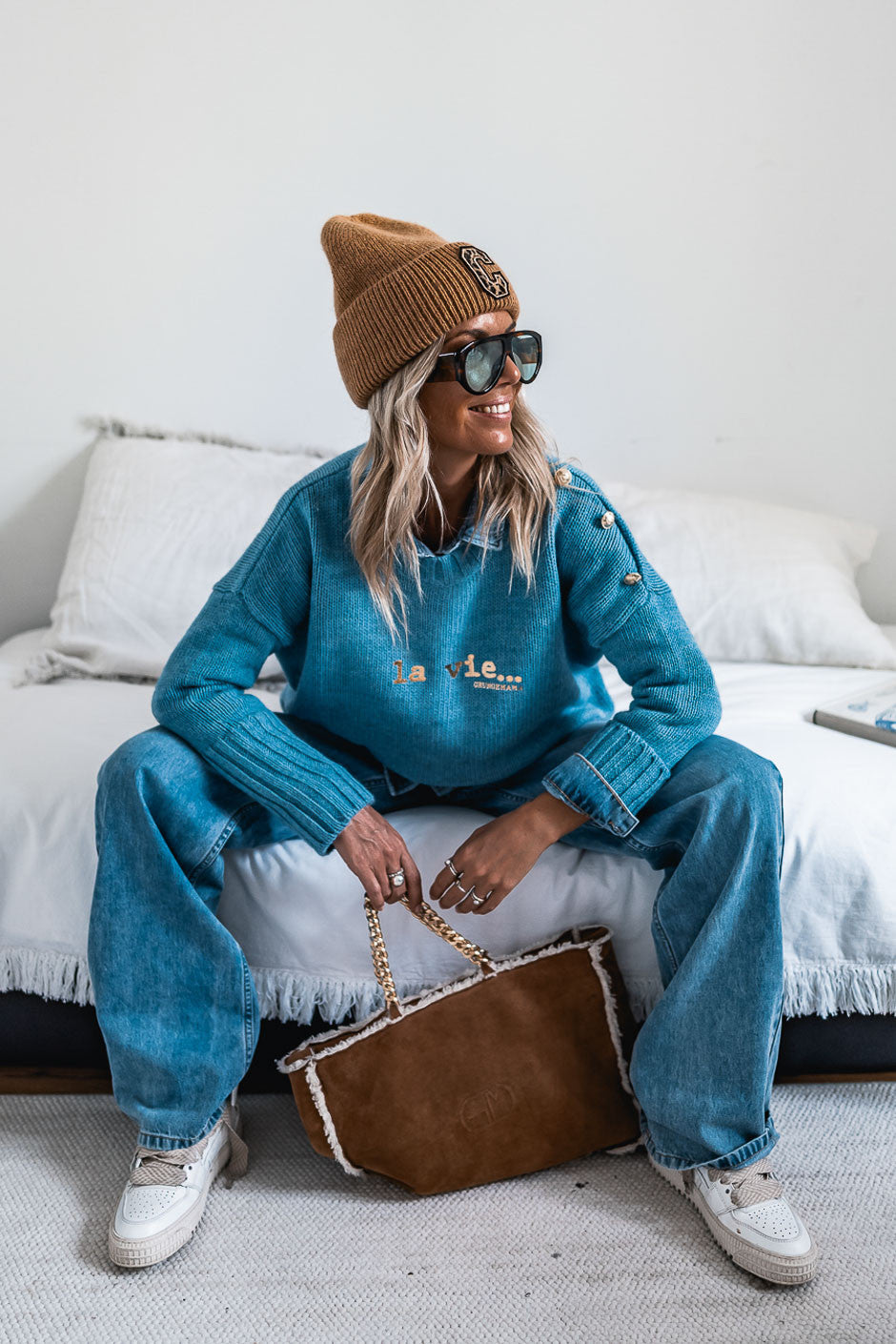 Pull Grungemama Lavie bleu