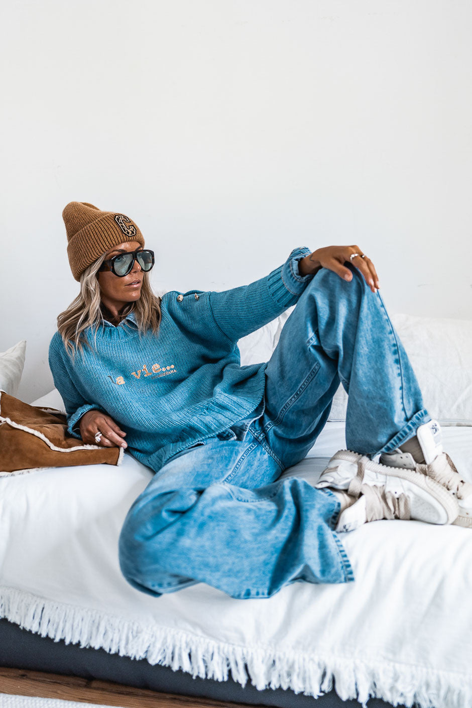 Pull Grungemama Lavie bleu