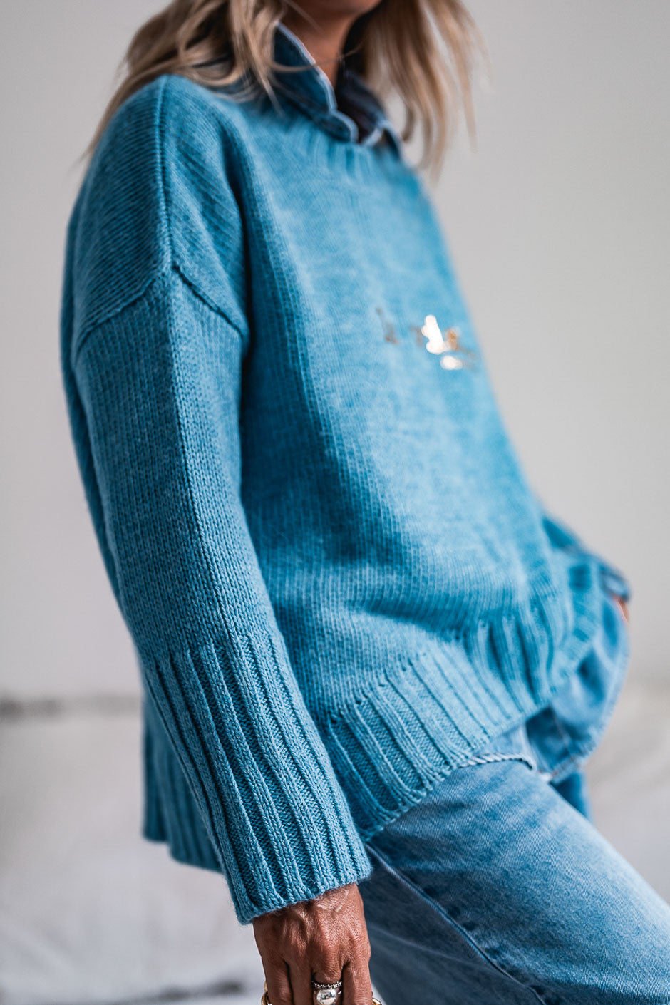 Pull Grungemama Lavie bleu