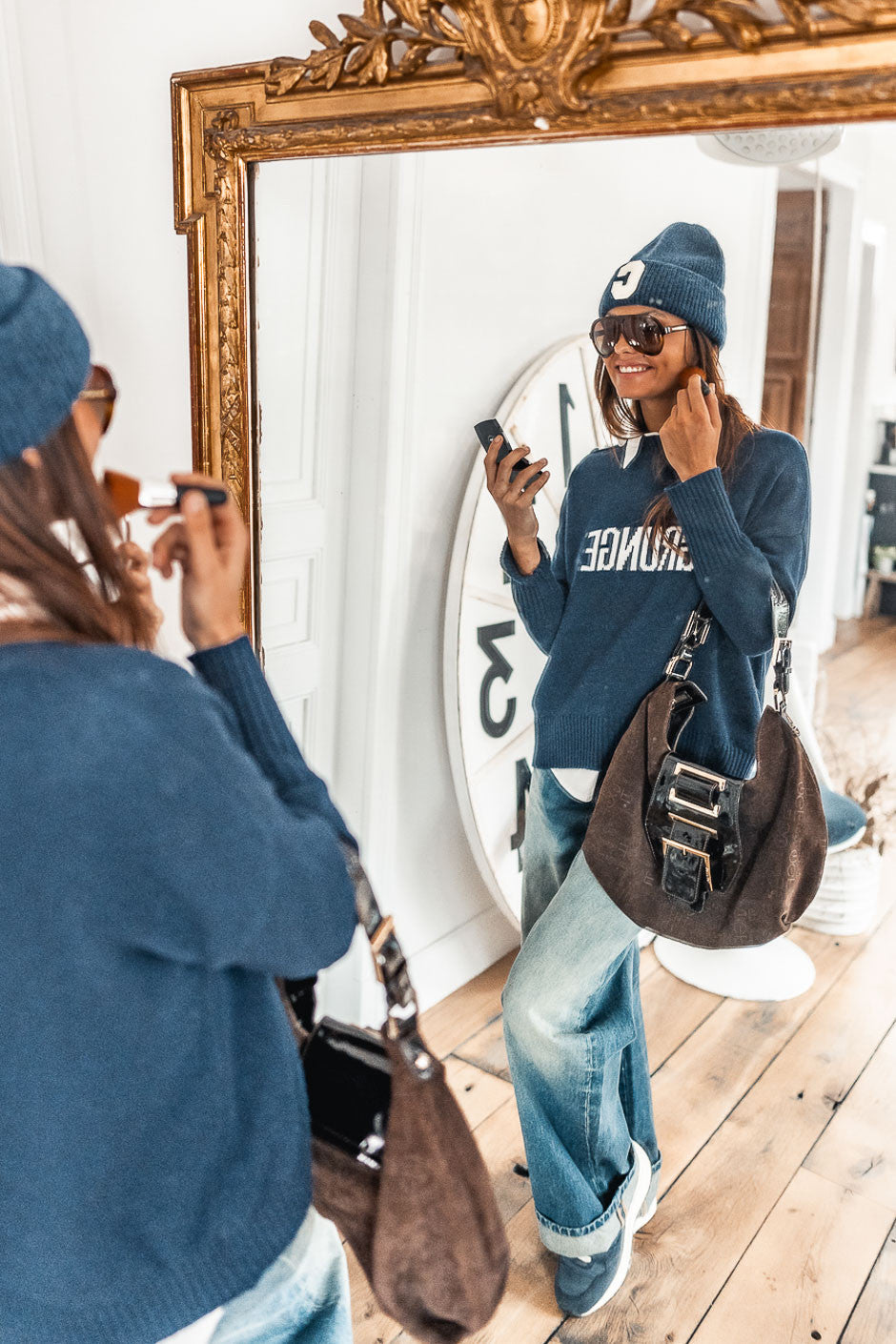 Grungemama Lili navy sweater