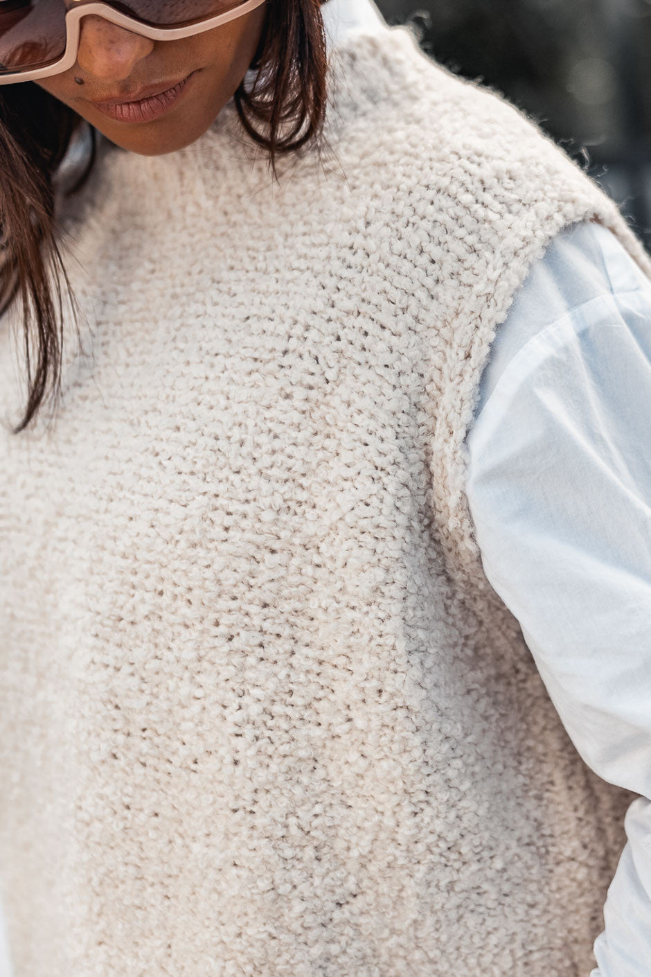 Pull Grungemama Lison ecru