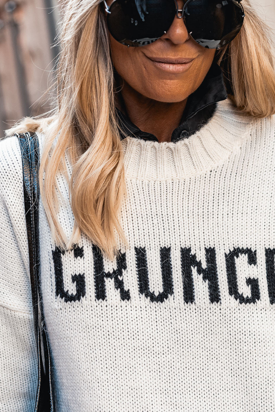 Pull Grungemama Mili blanc