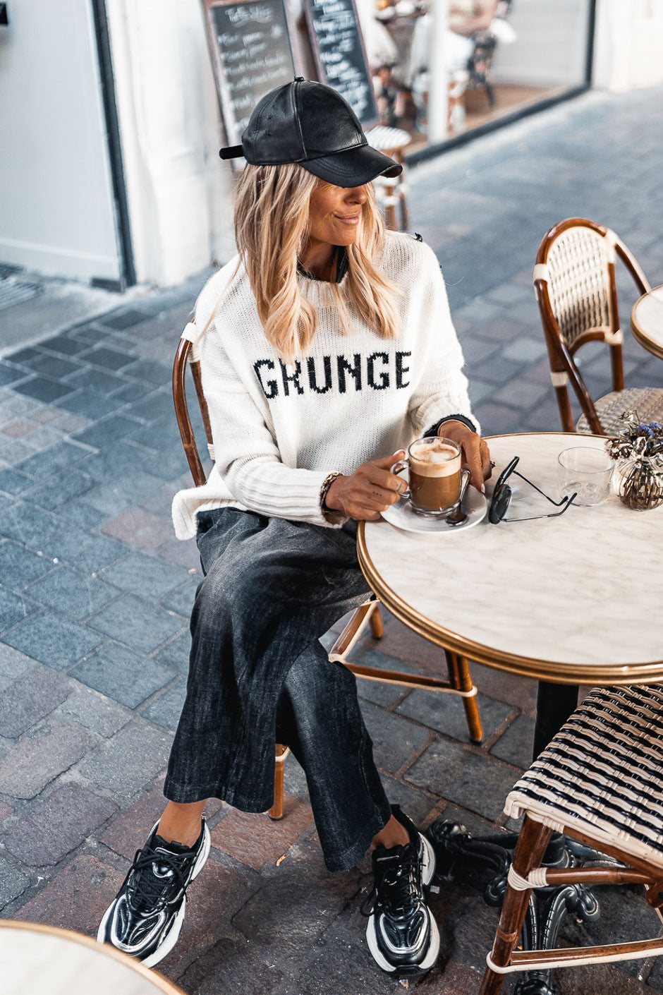 Pull Grungemama Mili blanc