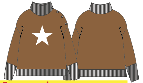 Pull Grungemama Milia brown