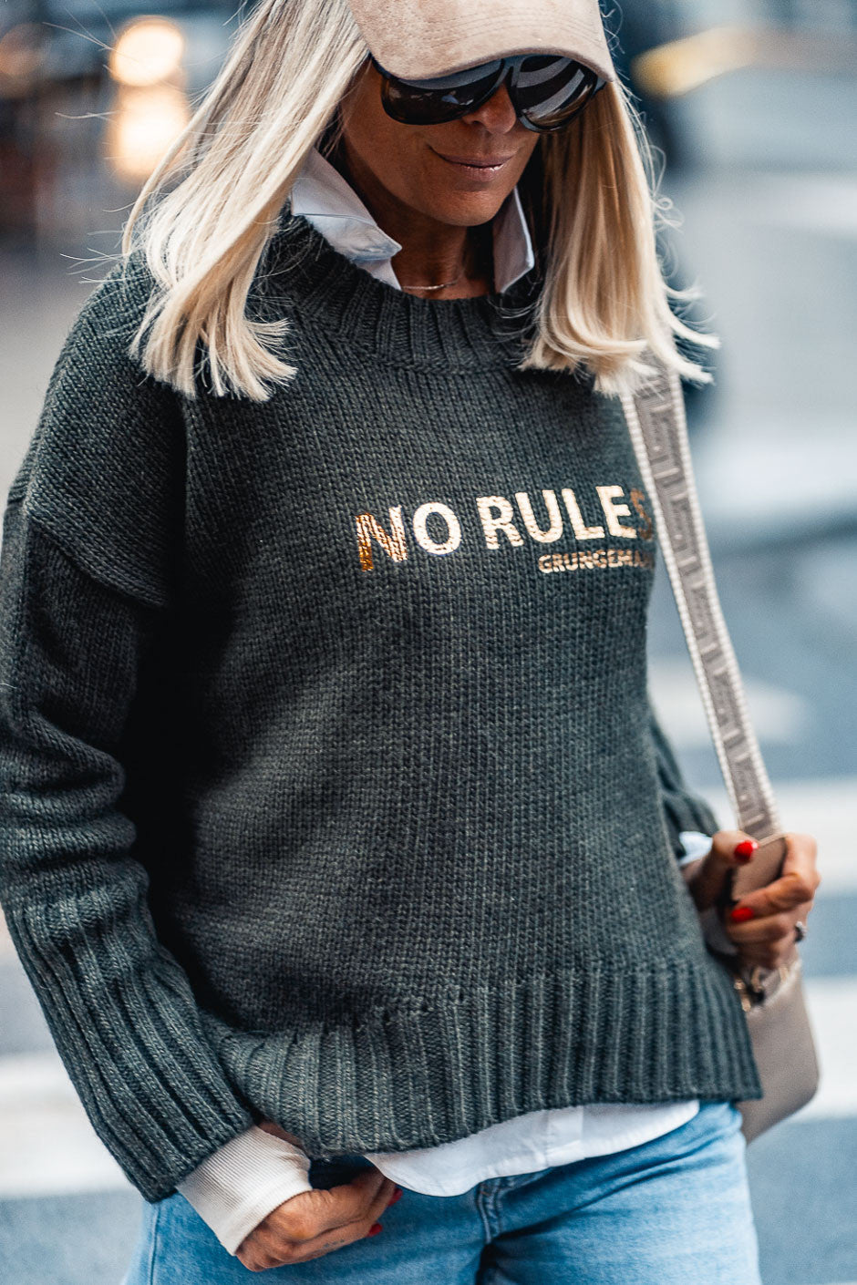 Pull Grungemama No rules kaki