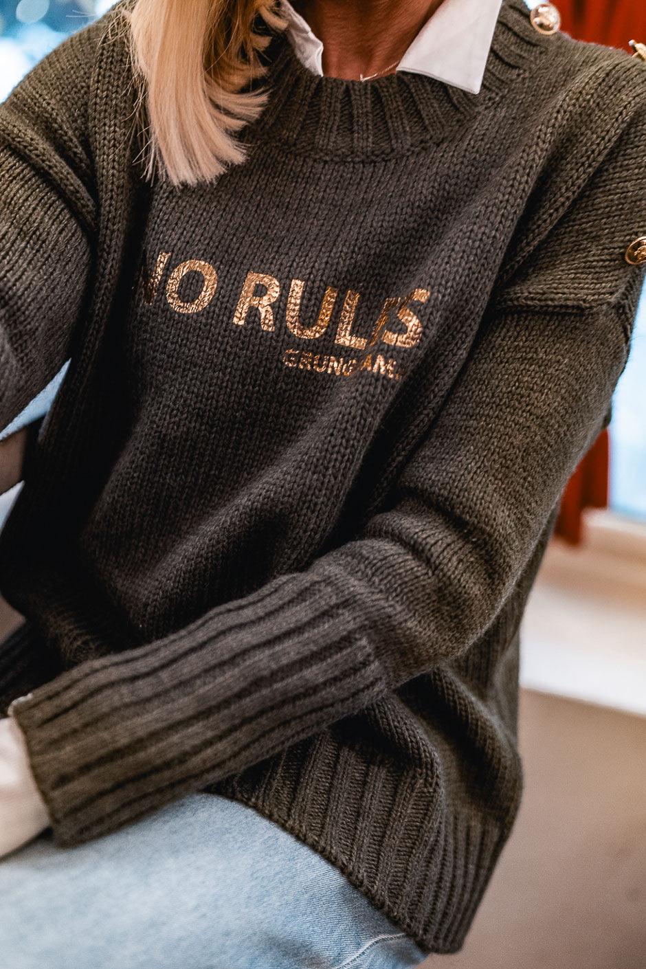 Pull Grungemama No rules kaki