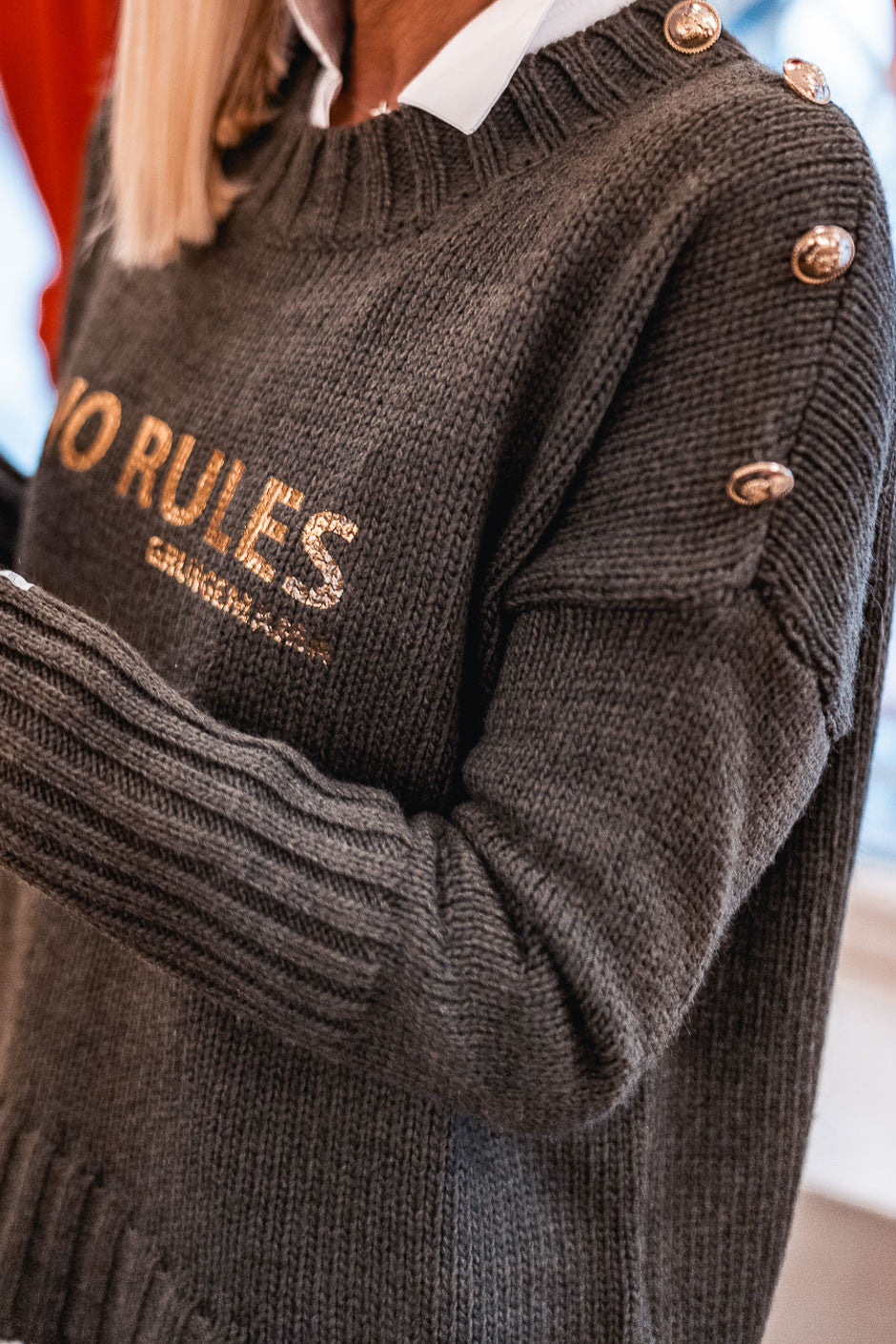 Pull Grungemama No rules kaki