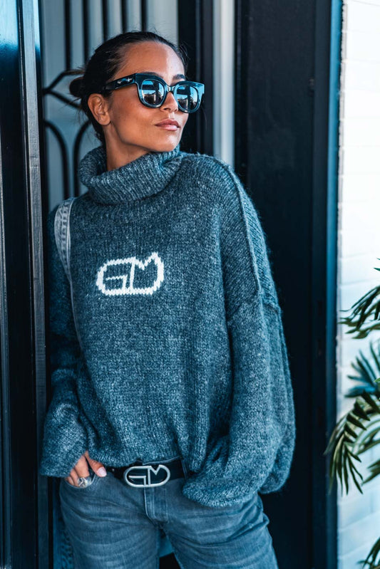 Pull Grungemama Mylos gris
