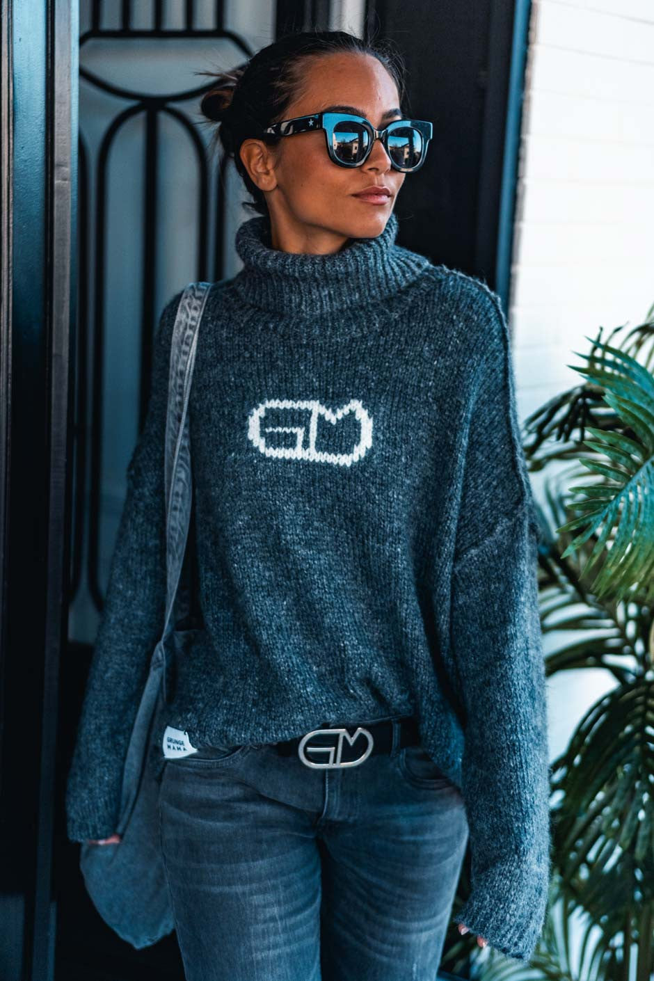 Pull Grungemama Mylos gris