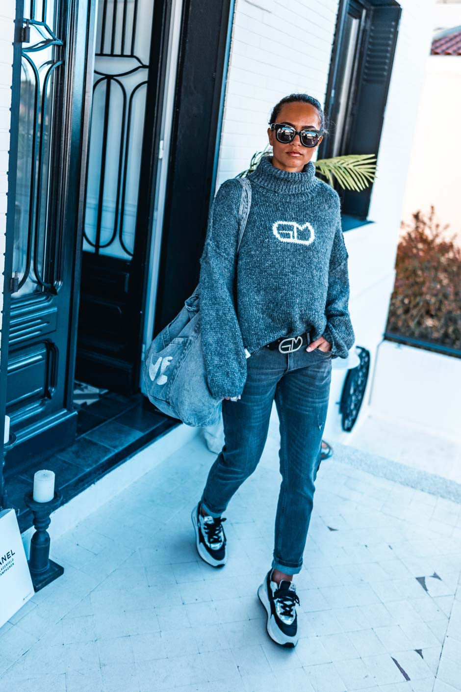 Pull Grungemama Mylos gris